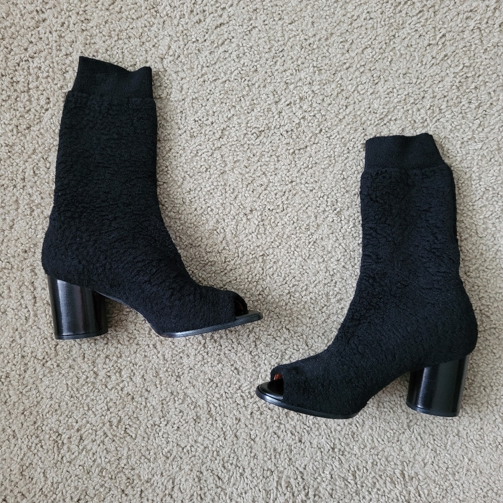 Missoni Sock Peep Toe Bootie